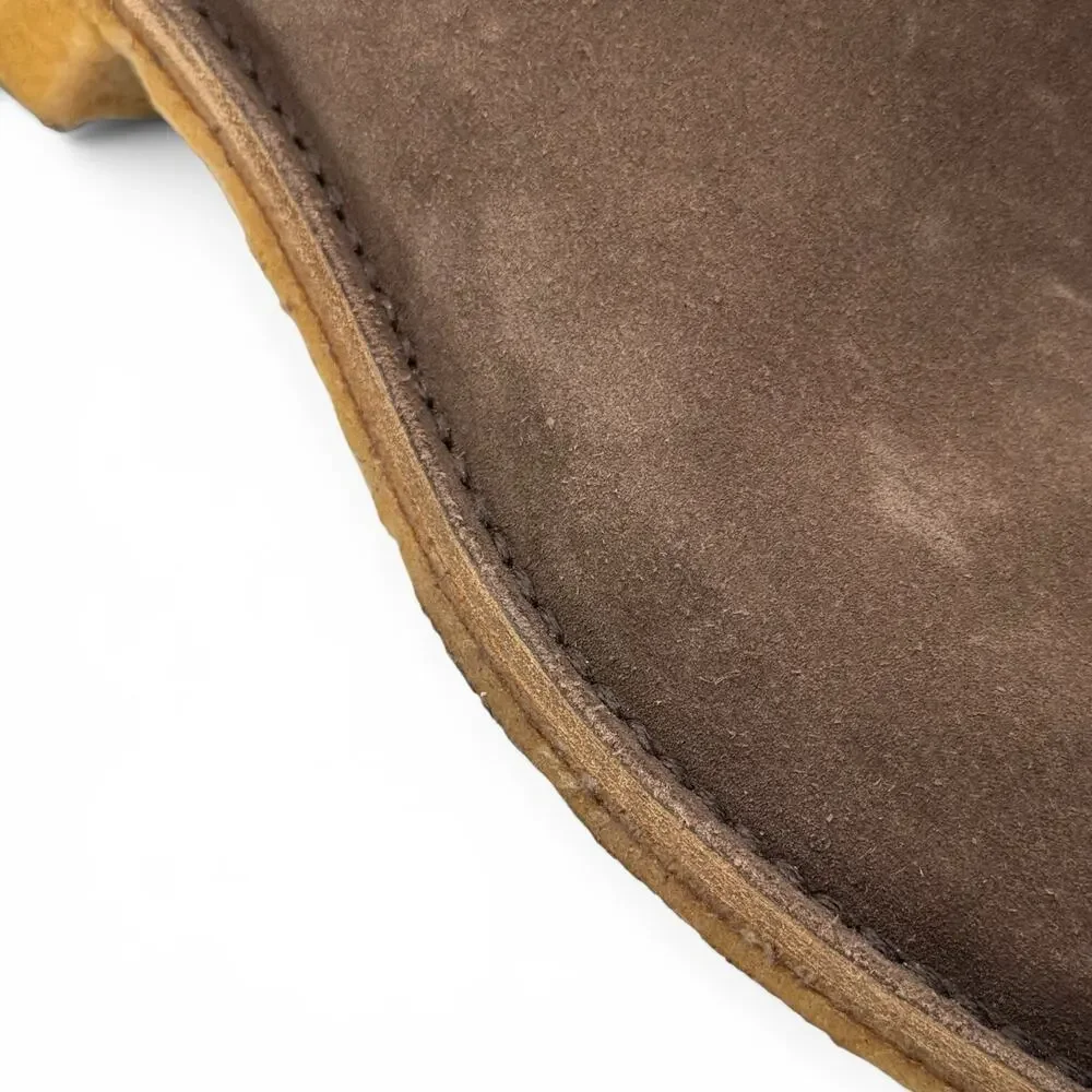 Bottega Veneta Suede Chelsea Boots Men's 43 10.5 US Chukka Pull-On Brown Italy
